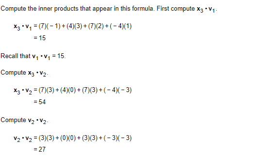 Find An Orthogonal Basis For The Column Space Of The Matrix To The Right An Orthogonal Basis For The Column Space Of Th 5