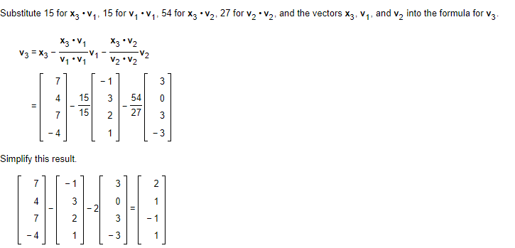 Find An Orthogonal Basis For The Column Space Of The Matrix To The Right An Orthogonal Basis For The Column Space Of Th 6