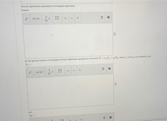 Consider The System Of Differential Equations 3 01 22 Where And Any Are Functions Of T Our Goal Is To Find The Gene 2