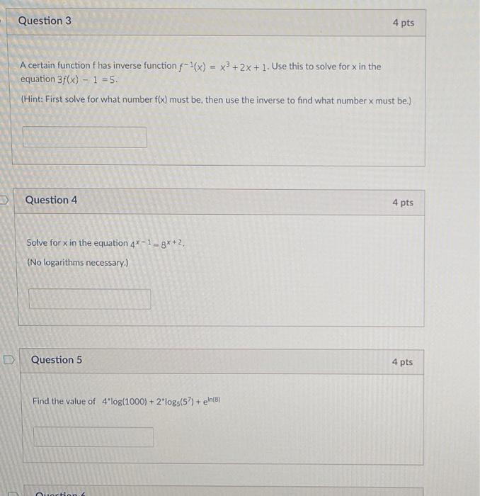 D Question 1 The Function R X X 2 Is A Composition Of The Three Functions F X X G X X And H X X 2 In Which O 2