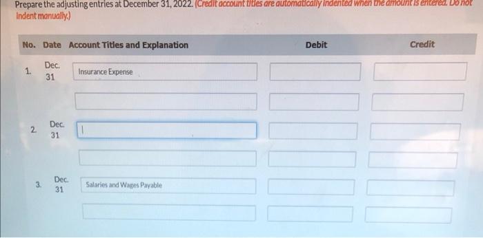 View Policies Current Attempt In Progress A Review Of The Ledger Of Remina Company At December 31 2022 Produces The Fo 2
