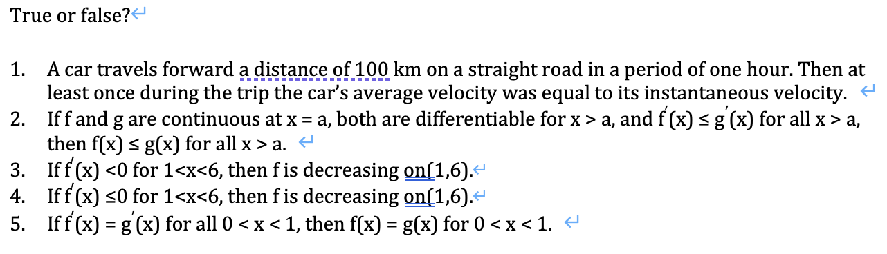 True Or False 2 1 A Car Travels Forward A Distance Of 100 Km On A Straight Road In A Period Of One Hour Then At Lea 1