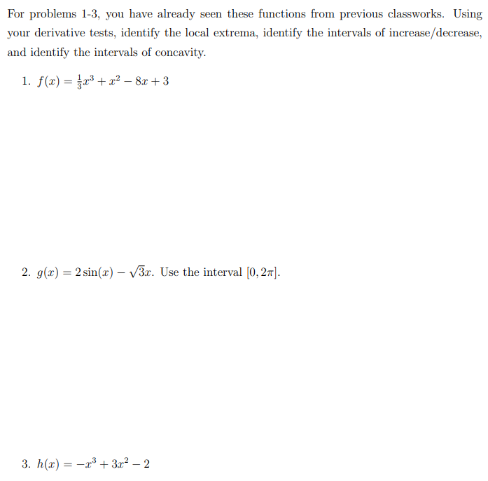 I Only Need Help With Problems 2 And 3 1