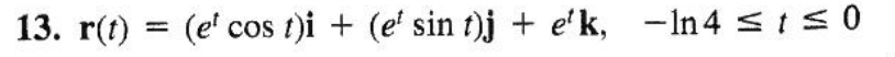 Arc Length Parameter In Exercises 11 14 Find The Arc Length Parameter Along The Curve From The Point Where T 0 By Eva 2