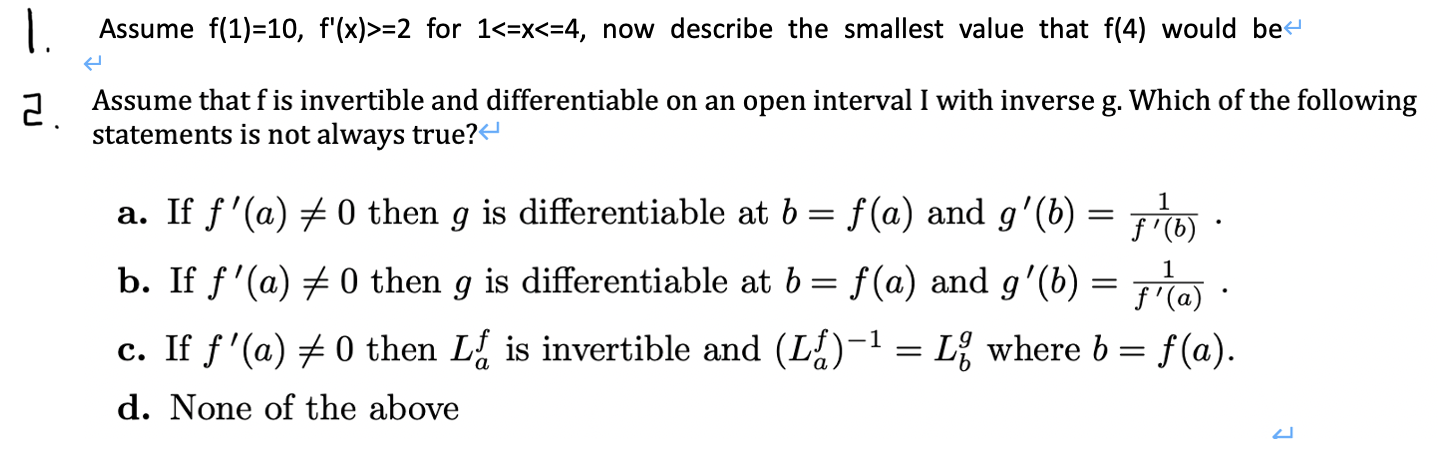 Can You Help Me With These Question Please Answer All Of Them Thank You In Advance 1
