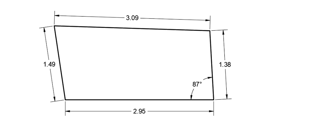 Find The Missing Interior Angles And The Area Of The Figure 1