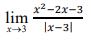 X 2x 3 Lim X 3 X 3 X 3 1