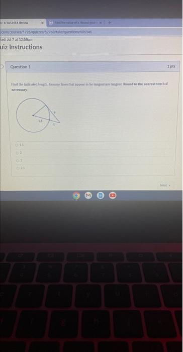 414 Unit 4 Review Com Courses 1776 Quizzes 52760 Take Questions Ted Jul 7 At 12 58am Uiz Instructions Question 1 Find T 1