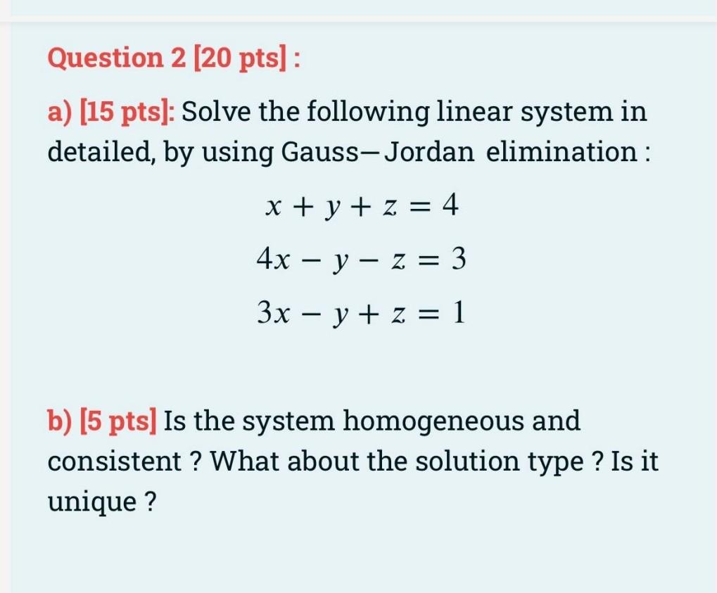 Show All The Working For Part A And B 1