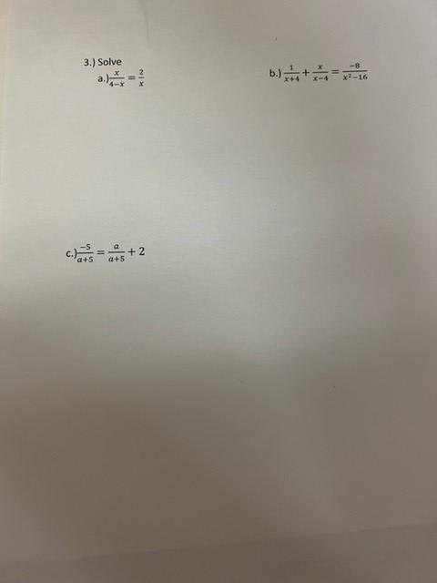 3 Solve C 2 A 5 A 5 1