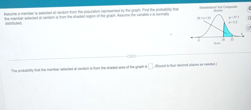 Assume A Member Is Selected At Random From The Population Represented By The Graph Find The Probability That The Member 1