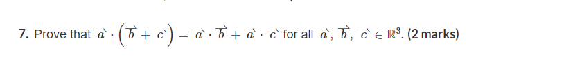 7 Prove That A A A Ca For All A R 2 Marks 1