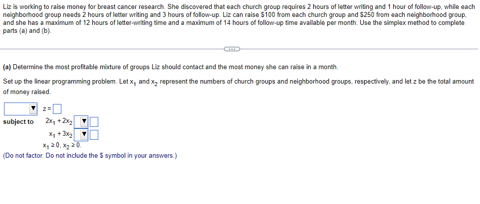 Liz Is Working To Raise Money For Breast Cancer Research She Discovered That Each Church Group Requires 2 Hours Of Lett 1