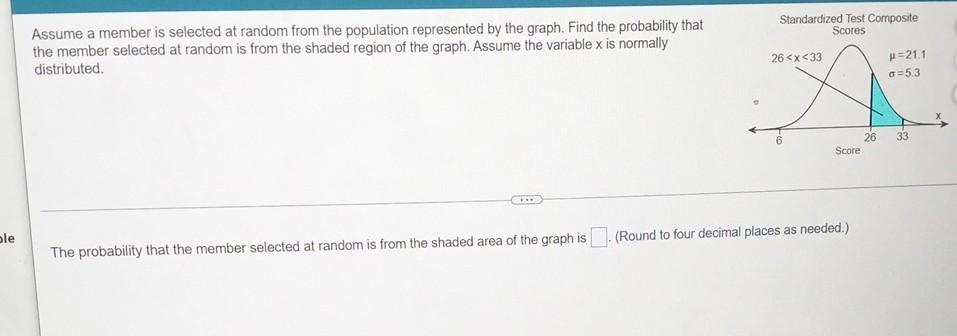 Ble Assume A Member Is Selected At Random From The Population Represented By The Graph Find The Probability That The Me 1