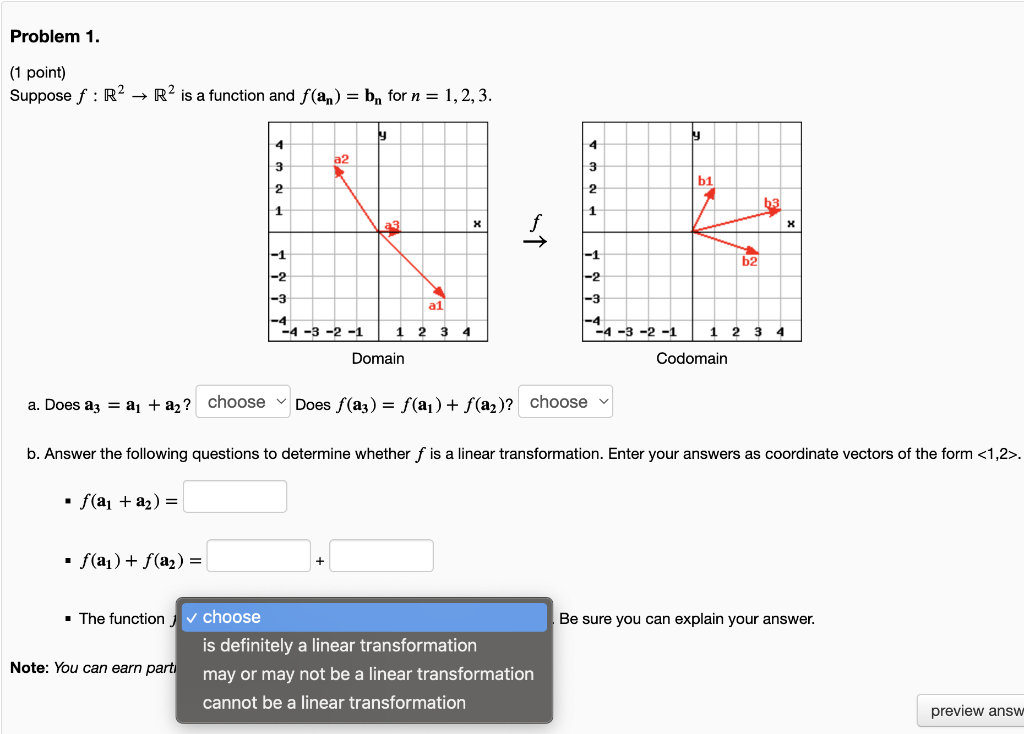 Problem 1 1 Point Suppose F R R Is A Function And F A B For N 1 2 3 A Does A3 A A Choose F A 1