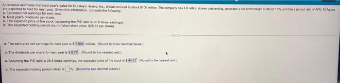An Vetorostimates That Meet Your Sales To Duy Hote Should Amount To About 100 Ton The Company And Milion Shores Owding 1