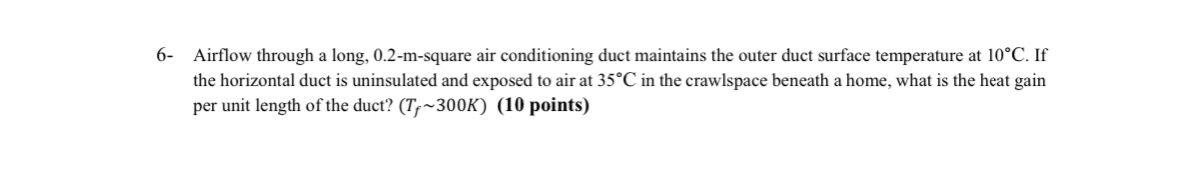 Heat Transfer Please Write The Answer In Clear Organize Writing 1