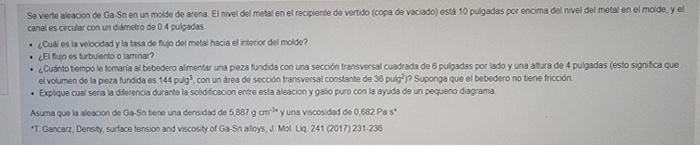 Problemas De Fundicion Y Laminado Materia Manufacturaproblemas De Funcion Y Laminado Ayuda Problemas De Funcion Y Lam 3