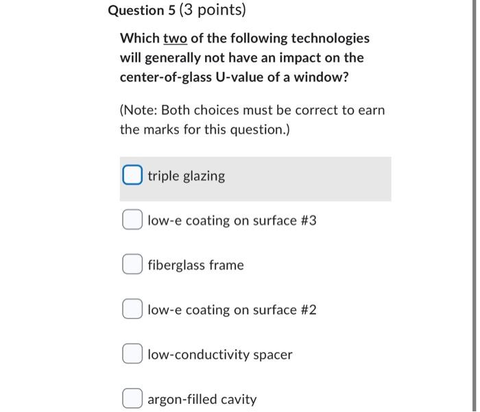 Question 2 3 Points In A Laboratory Test Simulated Solar Beam Radiation Strikes A Window Glazing Specimen At Incident 2