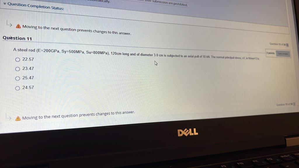 Question Completion Status Cally A Moving To The Next Question Prevents Changes To This Answer Question 11 Diter Subm 1
