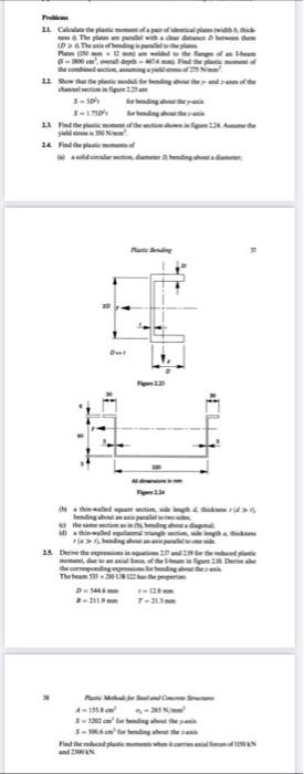 Calculate The Ultimate Load Of A Propped Cantilever Span L Carrying A Udl Of W Per Unit Length Assume The Cantilever 1