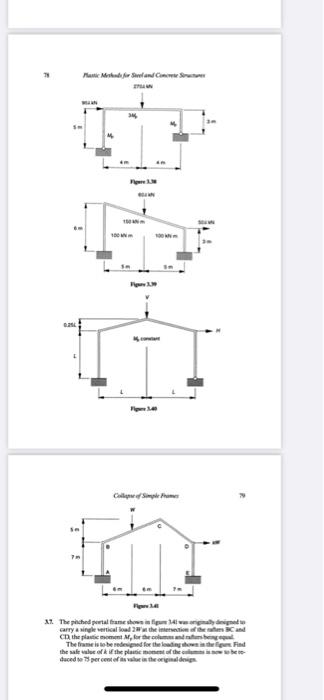 3 1 Calculate The Ultimate Load Of A Propped Cantilever Span L Carrying A Udl Of W Per Unit Length Assume The Cantil 3