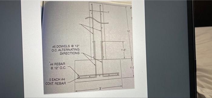 8 Perform Quantity Take Off Cost Estimate Of The Following Foundation As Per The Sketch Shown Below Additional Infor 2