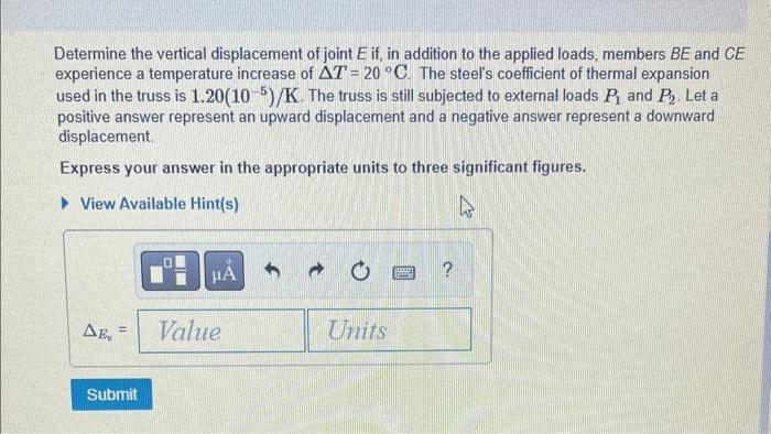 Figure Ap P B 6 M E 6m 6 M K D 1 Of 1 X 4 M Copyright 2022 Pearson Education Inc All Consider The Steel Truss Show 4