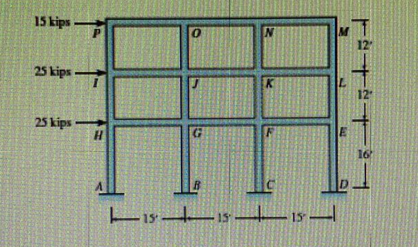 1 For The Structure Shown Determine A The Vertical Reactions At Supports A B C And D B Draw The Moment Diagram O 1