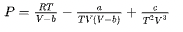 For The Given Equation Of State Of A Gas Derive The Parameters A B And C In Terms Of The Critical Constants Pc And 1