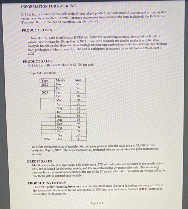 Objective To Understand And Apply The Basic Concepts Of Profit Planning And Gain Experience In Ms Excel Required You 2