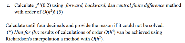 Please Answer Question C 2