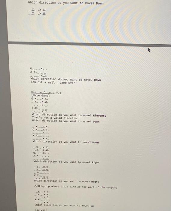 Assignment 5b Maze Game 2d Arrays Can Be Used To Store And Represent Information About Video Game Levels Or Boards In 3
