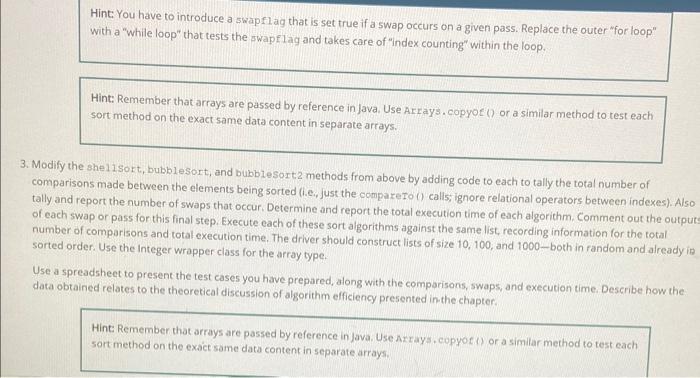 1 The Shell Sort Invented By Dr Donald Shell Is A Variation Of The Bubble Exchange Sort Instead Of Comparing Adjace 3