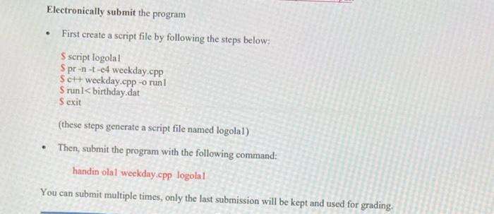 Write A C Program That Given A Person S Birth Date Computes And Displays The Day Of The Week The Person Was Born Cr 3