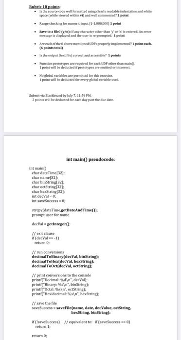 Convertdec To Hex Oct Bin C Convertdec To Hex Oct Bin C Is A Simple Conversion Program That Prompts The User For Their N 3