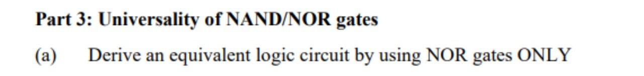 Lab Title Combinational Logic Circuit Simulation Impelmentation A B B Part 1 Manual Theoretical Investigation A D 2