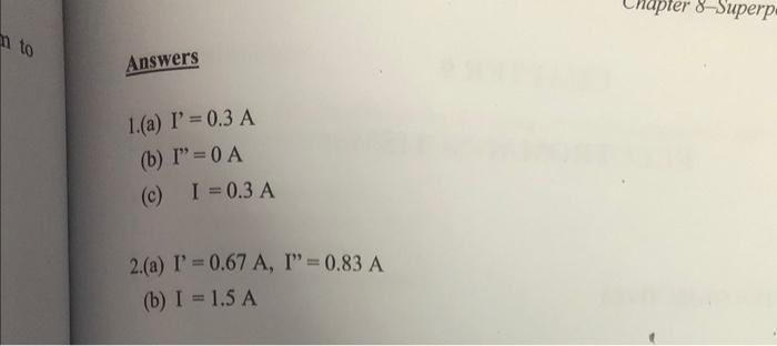 A B 14 V Calculate L In Figure 8 14 A And I In Figure 8 14 B Respectively Use The Superposition Theorem To Calc 2