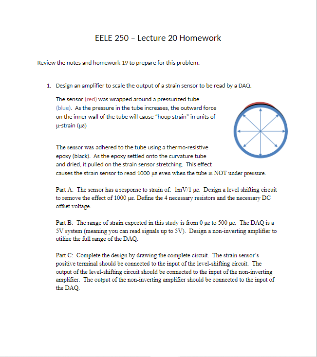 Eele 250 Lecture 20 Homework Review The Notes And Homework 19 To Prepare For This Problem 1 Design An Amplifier To S 1