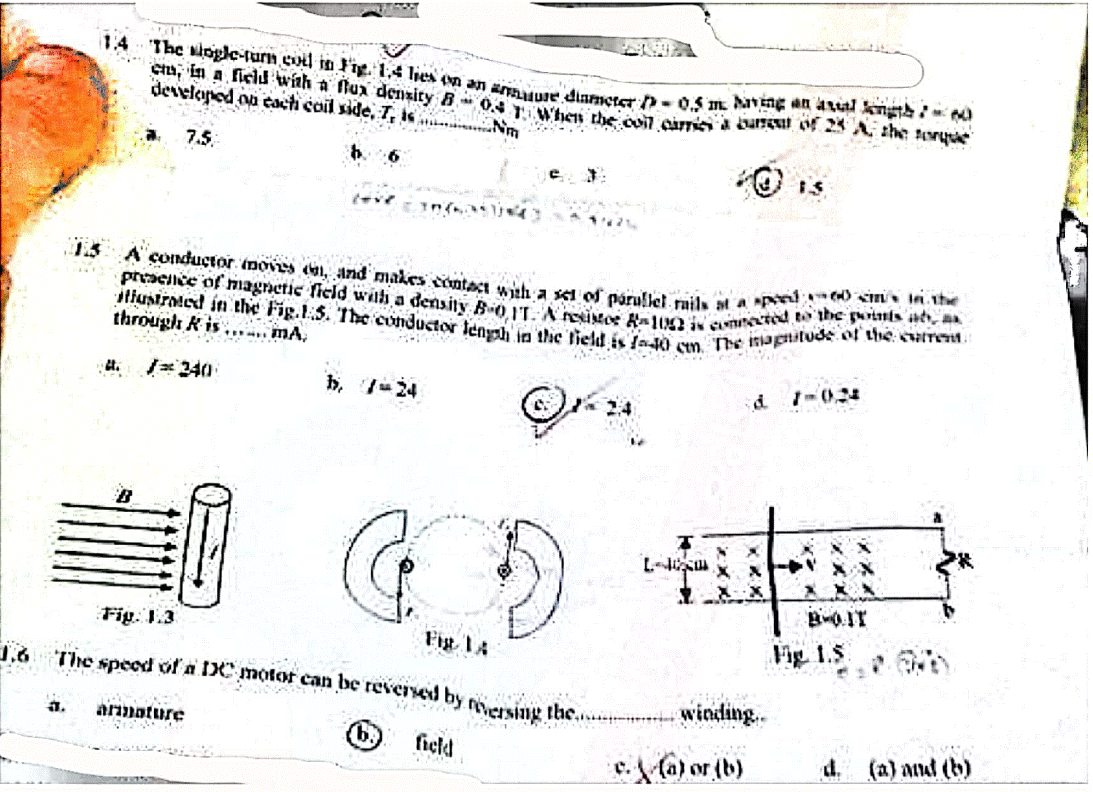 Don T Copy Other People S Answer Here In Chegg Solve It All In Clear And Detailed Electrical Machines Problem Electric 1