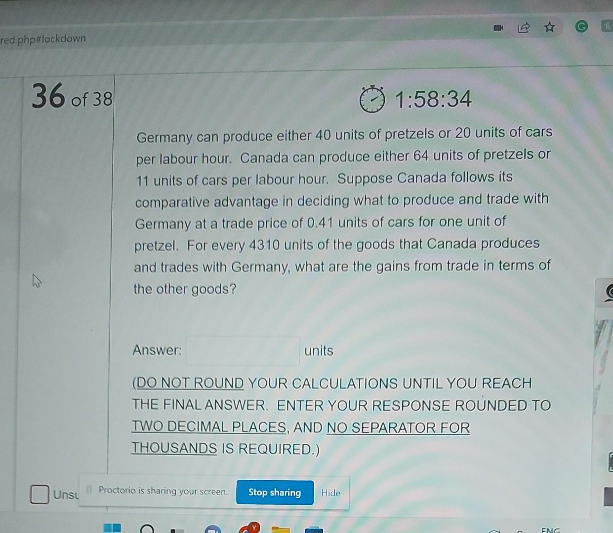 C Red Php Lockdown 36 Of 38 1 58 34 Germany Can Produce Either 40 Units Of Pretzels Or 20 Units Of Cars Per Labour Hou 1