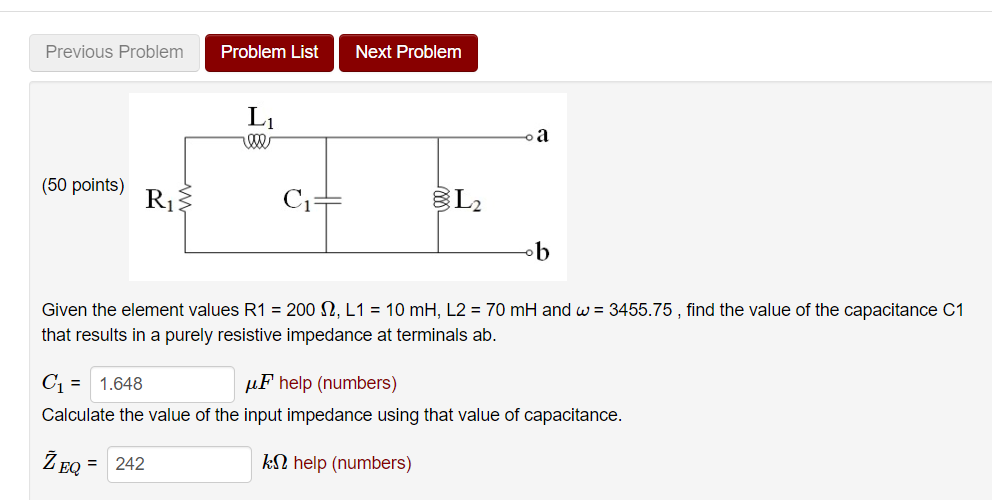 Please Answer With All The Steps For The Calculation 1