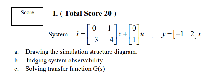 Modern Control Theory 1