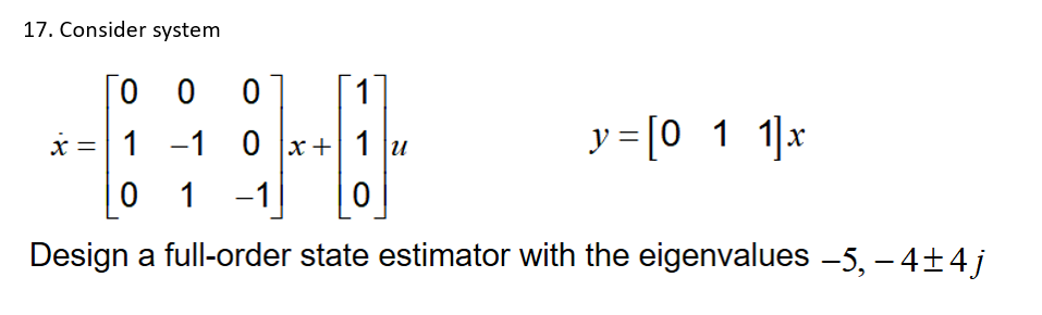 Sub Modern Control Theory 1