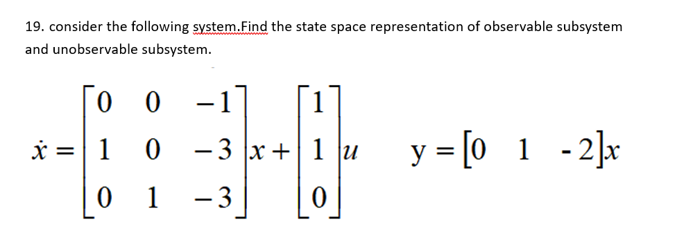 Sub Modern Control Theory 1