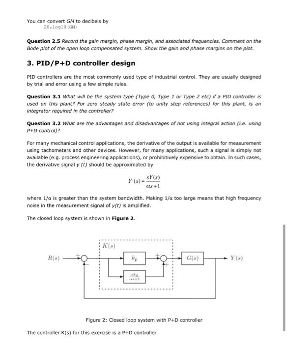 This Exercise Should Be Run In Matlab 2019 Or Later Versions It Makes Use Of The Matlab Control Toolbox Create A Folde 4