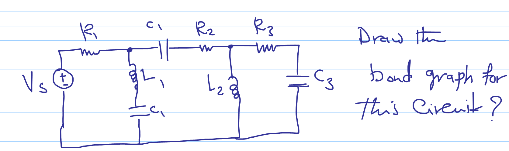 Assign The Cusalilty For The Circuit By Bond Graph 1