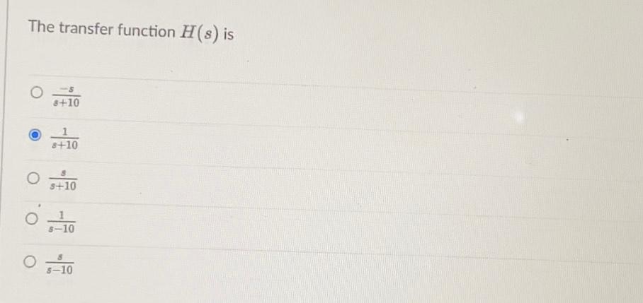 The Bode Diagram Of A Transfer Function H S Is Shown Below The Transfer Function H S Is 2