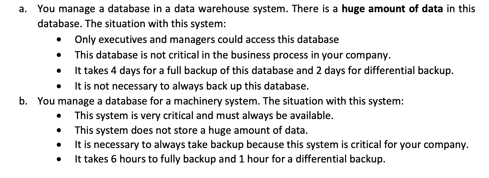 Course Database Administration Learning Outcomes Lo1 Explain Strategies To Manage And Monitor Database Servers Lo2 2