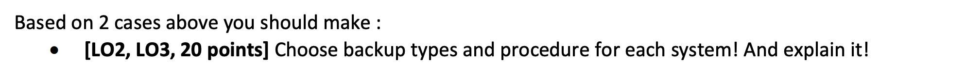 Course Database Administration Learning Outcomes Lo1 Explain Strategies To Manage And Monitor Database Servers Lo2 3